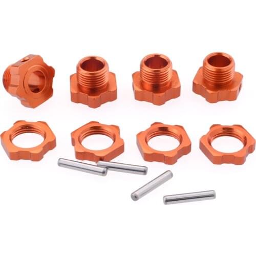 4 Sets Racing 8068 17mm Wheel Hex Hub Adapter for 9116 08427 1/8 2.4G 4WD Rc Car Parts