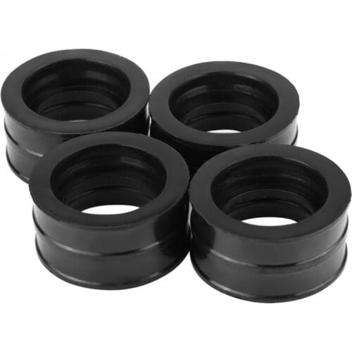 4Pcs/Set Durable Motorcycle Carb Carburetor Intake Manifold Boot Joint for Honda VF700C VF700F VF700S VF750 High Quality