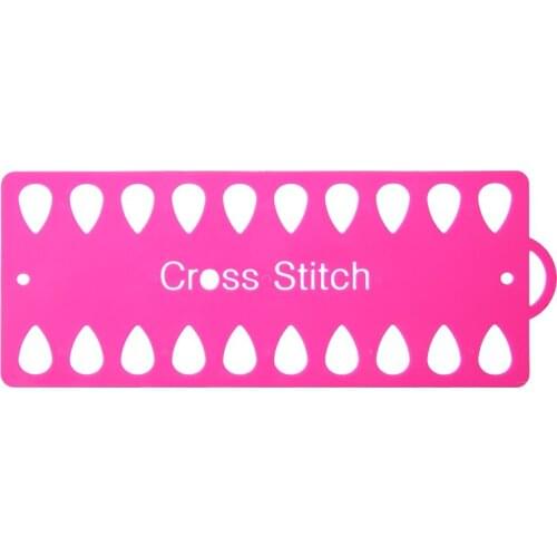 5Pcs 20 Positions Floss Card Thread Board Yarn Organizer Sewing Needles Holder Plastic Cross Stitch Row Line Tool