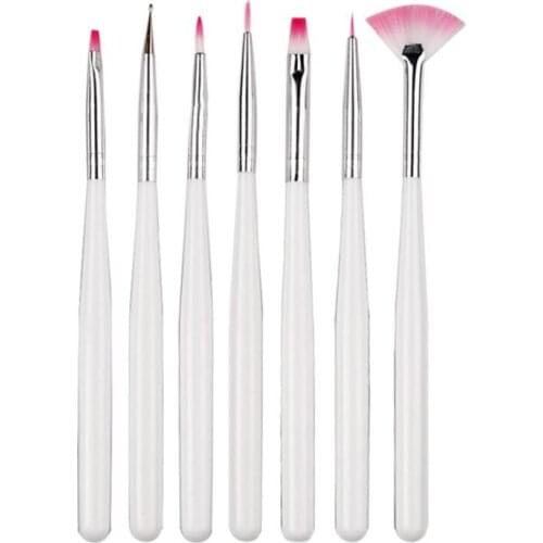 7pcs/set Fondant Cake Painting Brush Decorating Painting Dusting Promotion Icing Pastry Cake Pen Brush DIY Sugar craft Tool