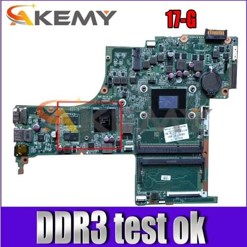844521-601 844521-501 For HP Pavillion 17-G Notebook Mainboard DA0X21MB6D0 216-0864018 DDR3 Laptop Motherboard
