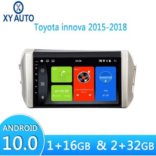 9inch Android10 Car Radio GPS Navigation Automatic Radio Multimedia Player For Toyota Innova 2015-2018 Audio Host With Bluetooth