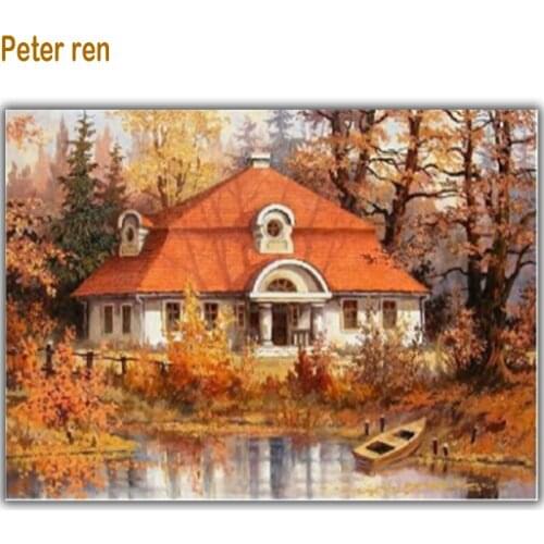 Peter ren craft Diamond embroidery Diy Diamond painting Cross stitch Needlework sticker Picture of rhinestones Full square icon