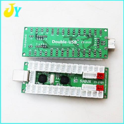 Arcade console USB controller arcade LED USB to PC Jamma mame can connection 2pcs joystick 20pcs LED button
