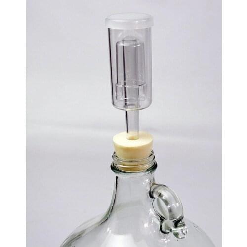Homebrew Beer Cylinder Fermentor Air Lock One Way Exhaust Wine Water Making Sealed Fermentation Check 1pc For Beer Valve H5K2