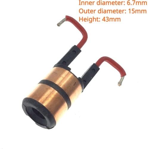 For Chery automobile generator slip ring garland copper head copper ring current collector ring