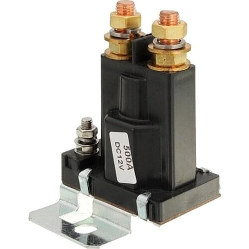 Dual Battery Isolator Relay Start On/Off 4 Pin 500A 12V For Car Power Switch