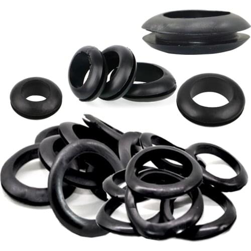 Cable Double-sided Rubber Protection Ring CableThrough Hole Protective Coil Waterproof Collar O-ring Seal Gaskets 22-80mm