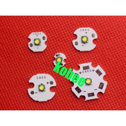 CREE XPG XP-G LED 1-5W Lamp Emitter Cold White Warm White Neutral LED with 8/12/14/16/20mm Star PCB DIY Flashlight Bulb