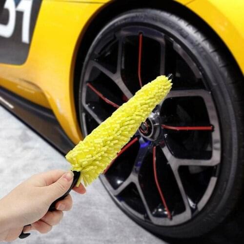 Tire sponge cleaning brush Wheel brush Steel bell brush Multi-function car cleaning tool