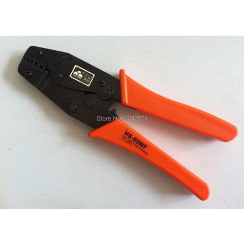 Insulated and Non-Insulated cable end-sleeves Ratchet Crimping Plier AWG20-10 0.5-6.0mm2 HS-05WF