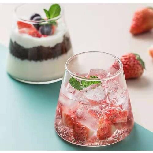Creative Mountain Shape Water Cup Japanese Glass Cup Juice Tea Wine Glass Coffee Mug Drinking Cup Whiskey Glass Water Bottle