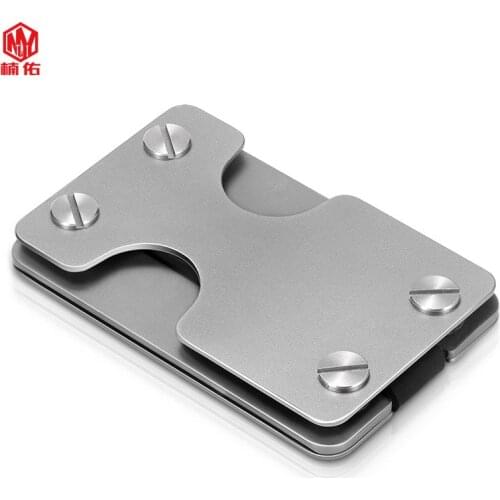 EDC Tool Multifunctional Key Case Metal Card 2 in 1 Large Capacity RFID Can Prevent Electronic Information From Being Stolen