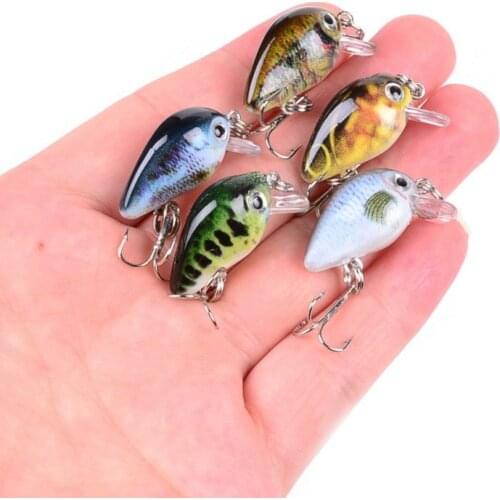 Crankbaits Set Lure Fishing Hard Baits Swimbaits 2g 3cm Ultralight Wobblers Mini Crankbait Fishing Lures Topwater Rattling Crank