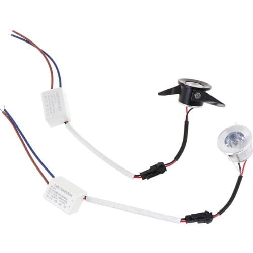 New Hot Sale 1W Mini LED Warm/White 1W Spotlight Cabinet Jewelry Light Ceiling Spot Flood Lamp Wholesale 1PC