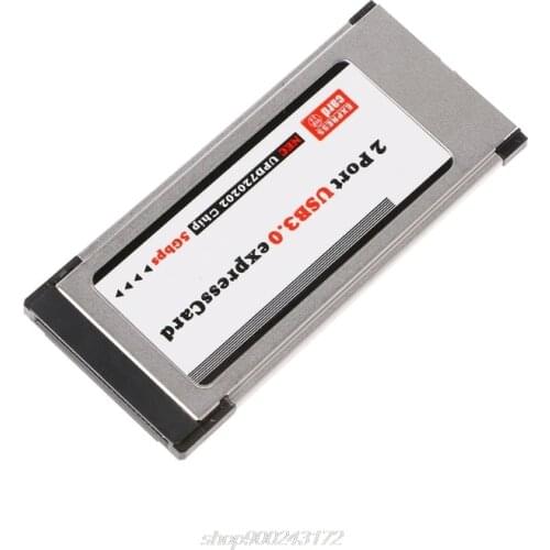 PCI-E PCI Express To 2 Port USB 3.0 34 mm Expresscard Card Converter Adapter M02 21 Dropshipping