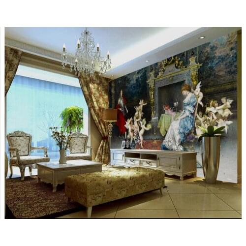 Custom photo wallpaper 3d TV wallpaper murals Angel came royal background wall mural living room wallpaper decration