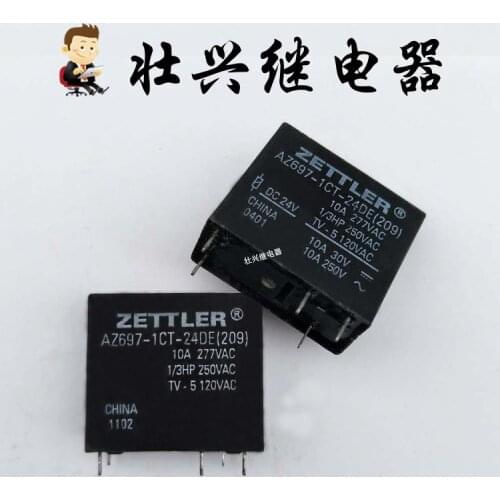 Relay AZ697-1CT-24DE 5PIN 10A 24VDC