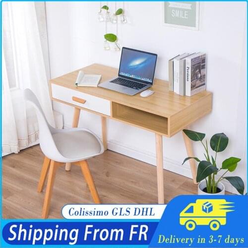 2021 Minimalist Style Home Office Desk Computer Laptop Writing Table Study Desk For Student Bedroom Decoration Furniture HWC
