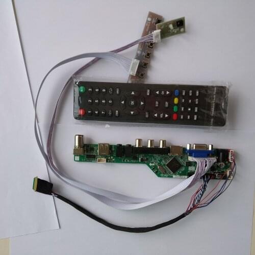 TV USB LED LCD AV VGA HDMI AUDIO Controller Board driver display For LP125WH2-SLD1 12.5" 1366×768 cable Card Kit