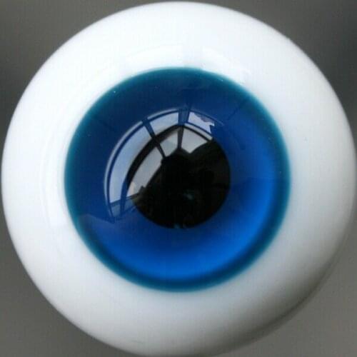 [wamami] 14mm Blue Glass Eyes Eyeball BJD Doll Dollfie Reborn Making Crafts