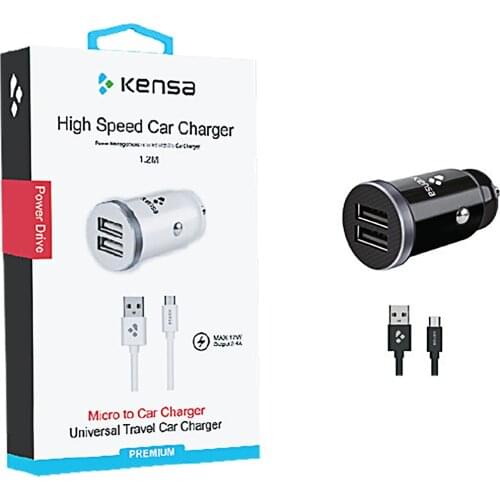 CR-80 MİCRO Car Charger Cigarette Lighter All Types Mobile Phone Charger Smart Phone Dual USB Charging