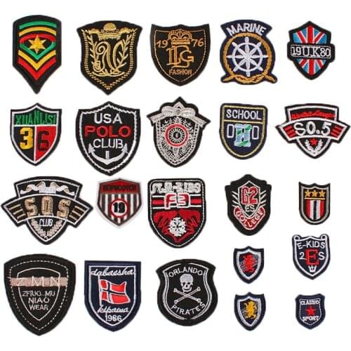 Badge Nautical Cool Kids Embroidered Cloth Stickers Clothing Accessories Badge Patch Stickers