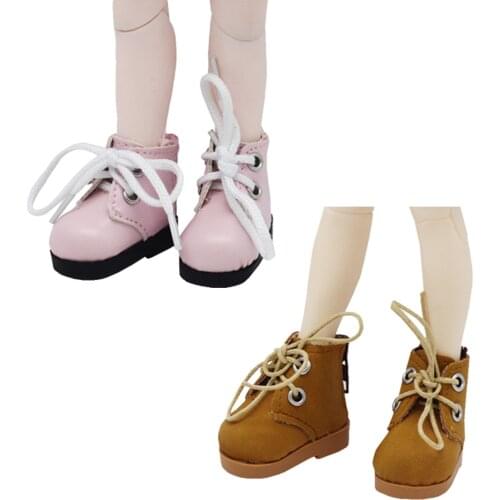 1Pair 1/6 BJD Doll Shoes For 30cm SD YOSD,15cm Plush EXO Doll Boot Accessories Toys 4.5*2cm