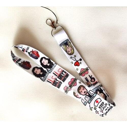 10 pcs cartoon Nightmare Before Christmas Straps Lanyard ID Badge Holders Mobile Neck Keychains R-41