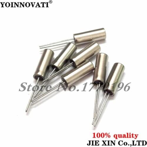 1000PCS 2*6cm 32.768KHz Error 20ppm 32.768K 12.5pF Cylinder Quartz Resonator