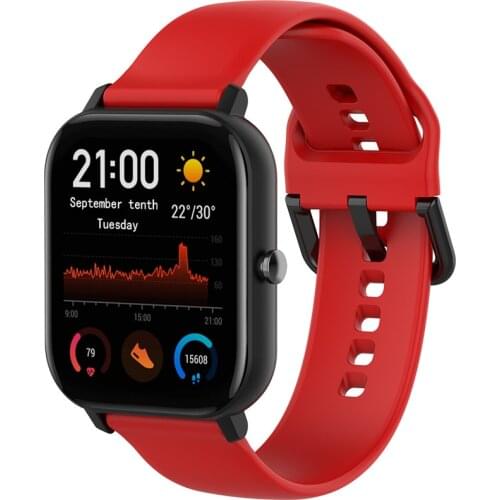 20mm Watch Strap Band for Amazifit GTS sports Wrist Strap silicone belt amazifit GTR 42mm l s spare band Replacement Bracelet