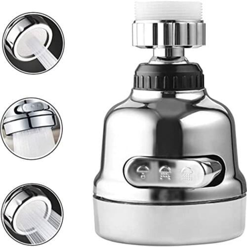 3 Modes Faucet Aerator Moveable Flexible Tap Head Shower Diffuser Rotatable Nozzle Adjustable Booster Faucet Kitchen Accessories