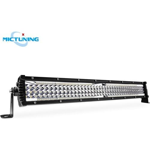 MICTUNING 22" Five Row LED Light Bar Straight 13000LM Spot Flood Combo Offroad Roof Driving Fog Lamp for ATV UTV SUV Truck Boats