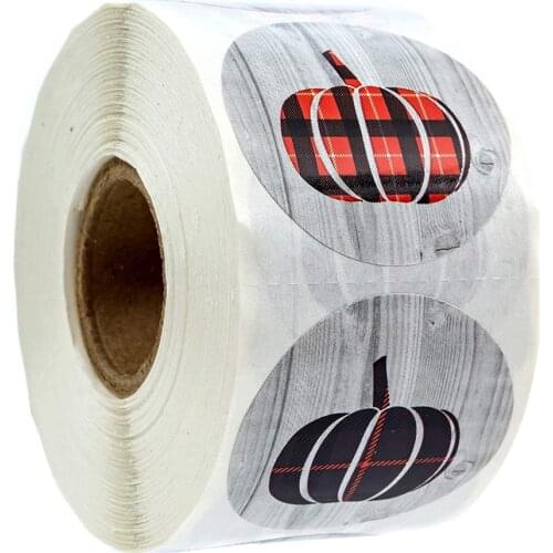 50-500pcs Halloween pumpkin stickers Halloween Party Gifts Stickers 1inch Pumpkin for Halloween party description