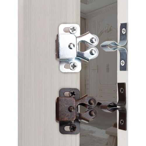 8/16Pcs Cabinet Prong Ball Roller Catches Cupboard Tool Closer Bronze Roller Catch Latch Locks Door Latch Hardware Double