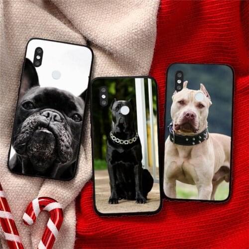 Phone Case For Xiaomi Redmi Note 4 4x 5 6 7 8 pro S2 PLUS 6A PRO Pit Bull Lovely Pet Dog Pitbull