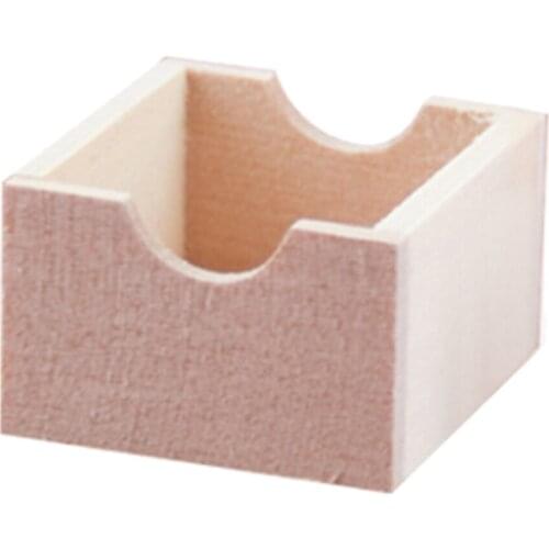 1:12 Wooden Storage Box Dollhouse Miniatures Furniture Living Room Accs