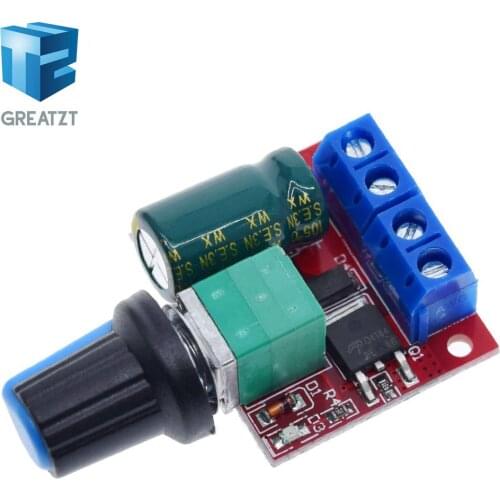 GREATZT DC 4.5V-35V 5A 20khz LED PWM DC Motor Controller Speed Control Dimming Max 90W Newest