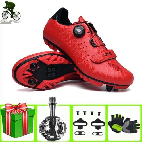 Cycling Shoes Mtb Man Women Racing Bicycle MTB Mountain Bike Sneakers Professional Self-locking Breathable Bicicleta Carretera