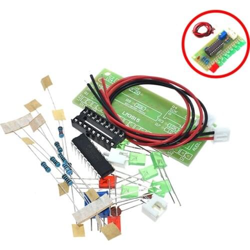 LM3915 10 LED Sound Audio Spectrum Analyzer Level Indicator Kit DIY Electoronics Soldering Practice Set