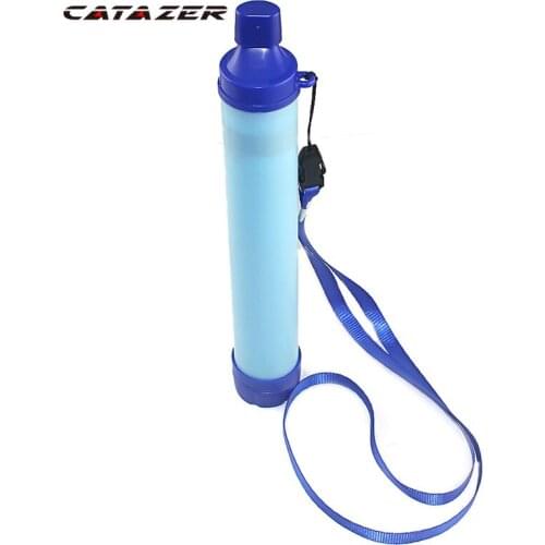 Multifunctional Outdoor Water Purifier Life Survival Camping Hiking Emergency Portable Drinking Water Filter Secure Tools