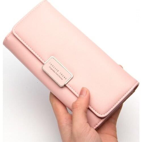 Fashion Women Long Clutch wallet Phone Pocket Card Holder Collapsible Female Purse Lady’s bag Multi-function wallet carteira