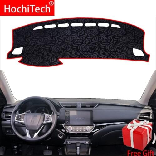 Rose Pattern Non-slip Dashmat Dash Mat Dashboard Cover Pad Cover Carpet Car Sticker for Honda crider 2019 Car Styling