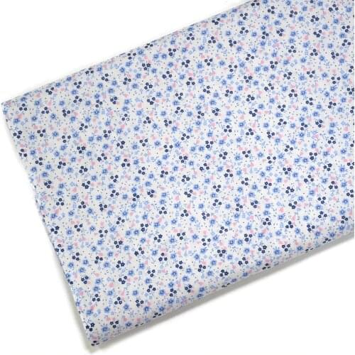 New Arrivals Small Blooming Flower Printed Cotton Fabric Floral Fabric For DIY Sewing Bedding Clothing Quilt
