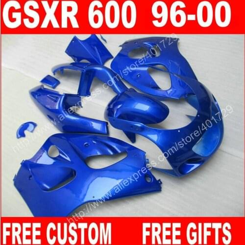 Fairings for 1996 1997 1998 1999 2000 SUZUKI SRAD SRAD all gleamy blue brand new 96-99 GSXR 600 GSXR750 fairing set YB835