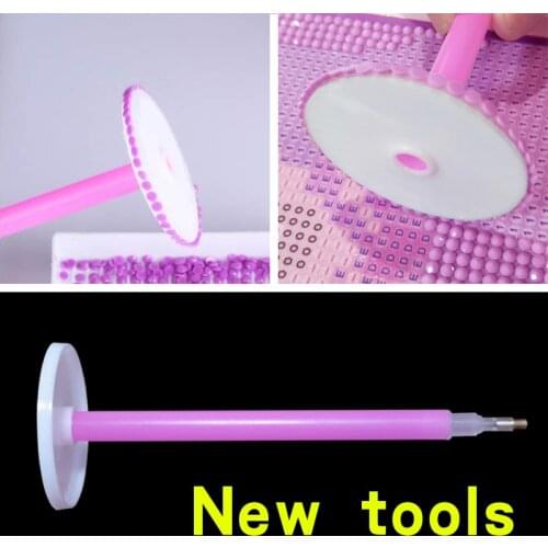 Very Useful !New Full Square Round daimond painting pen wheel diamond painting tools Point pen DIY Cristal Picking up Wheels