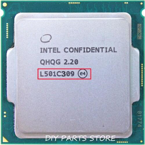INTEL QHQG Engineering version ES of I7 6400T I7-6700K 6700K processor CPU 2.2GHz Q0 step quad core quad-core socket 1151