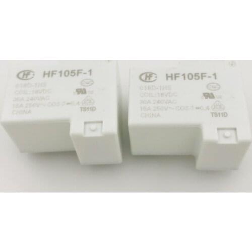 HF105F-1-018D-1HS 18VDC 4pin 30A 240VAC relays new orginal