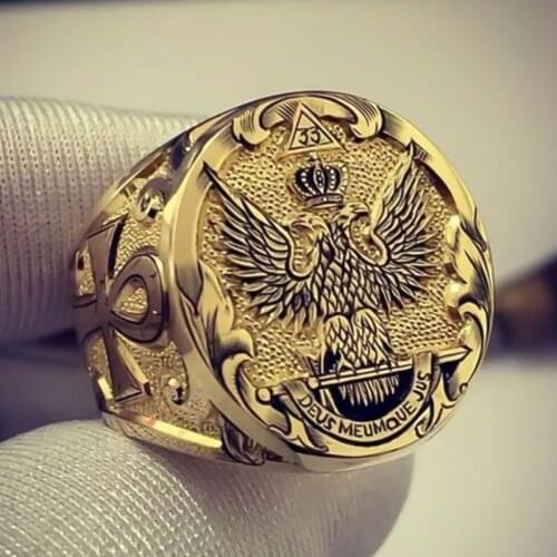 Personality Luxury Eagle Wing Rings for Women Men Hip Hop Punk Style Viking Anniversary Birthday Party Banquet Ring Boho Jewelry