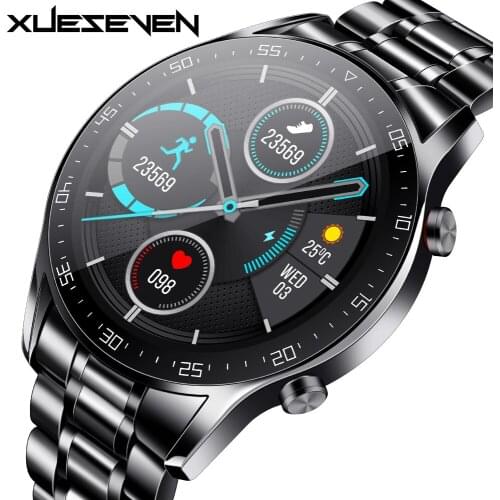 XUESEVEN SK7 Smart Watch Bluetooth Call IP68 Waterproof Fitness Exercise Sleep Heart Rate Monitoring Smart Watch for Android IOS